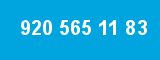 920 565 11 83